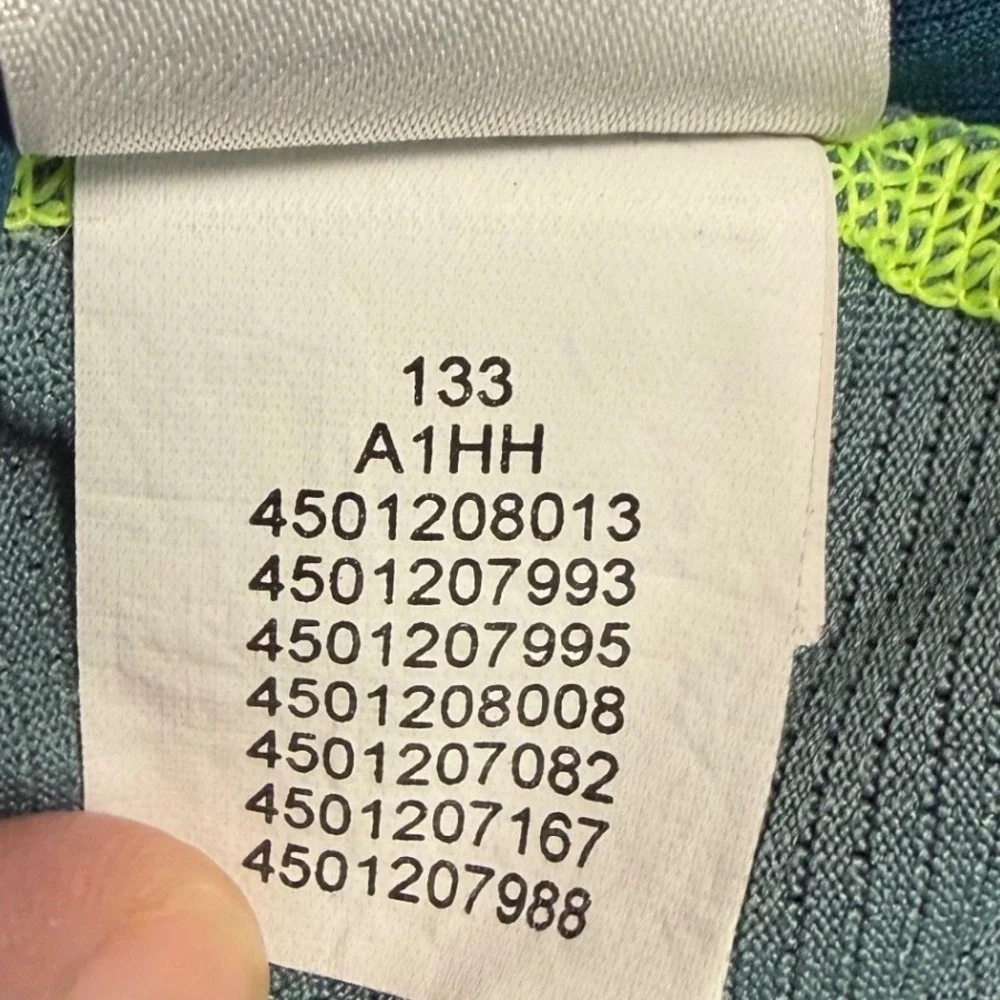 The North Face Mens FlashDry Long Sleeve Running Shirt Blue Gray XL A1HH